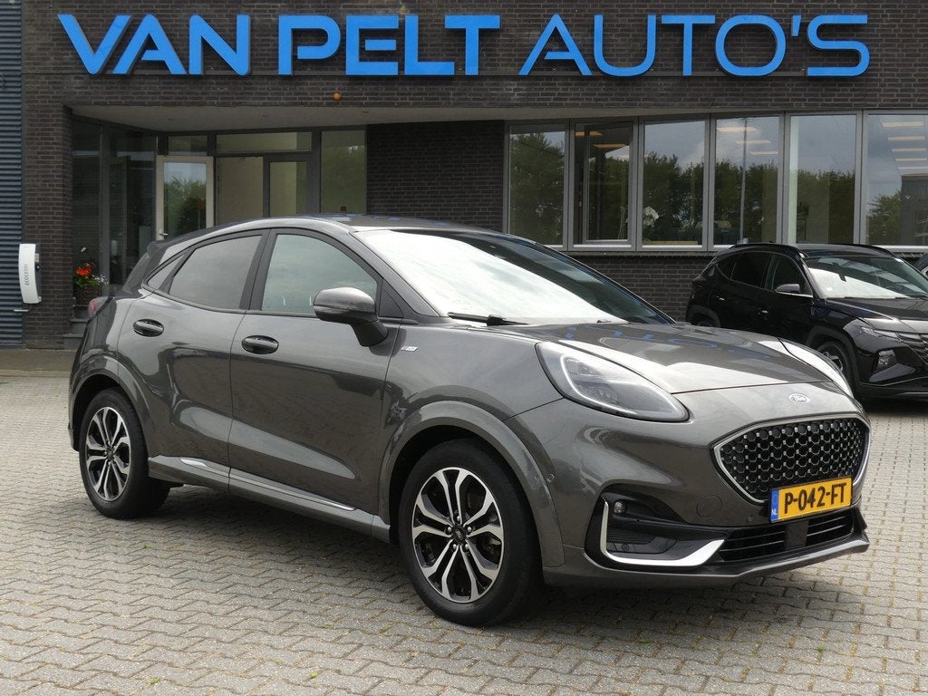 Ford Puma 1.0 EcoBoost Hybrid ST-Line X / Carplay / Navigati, Voorwielaandrijving, 125 pk, Euro 6, Leder en Stof