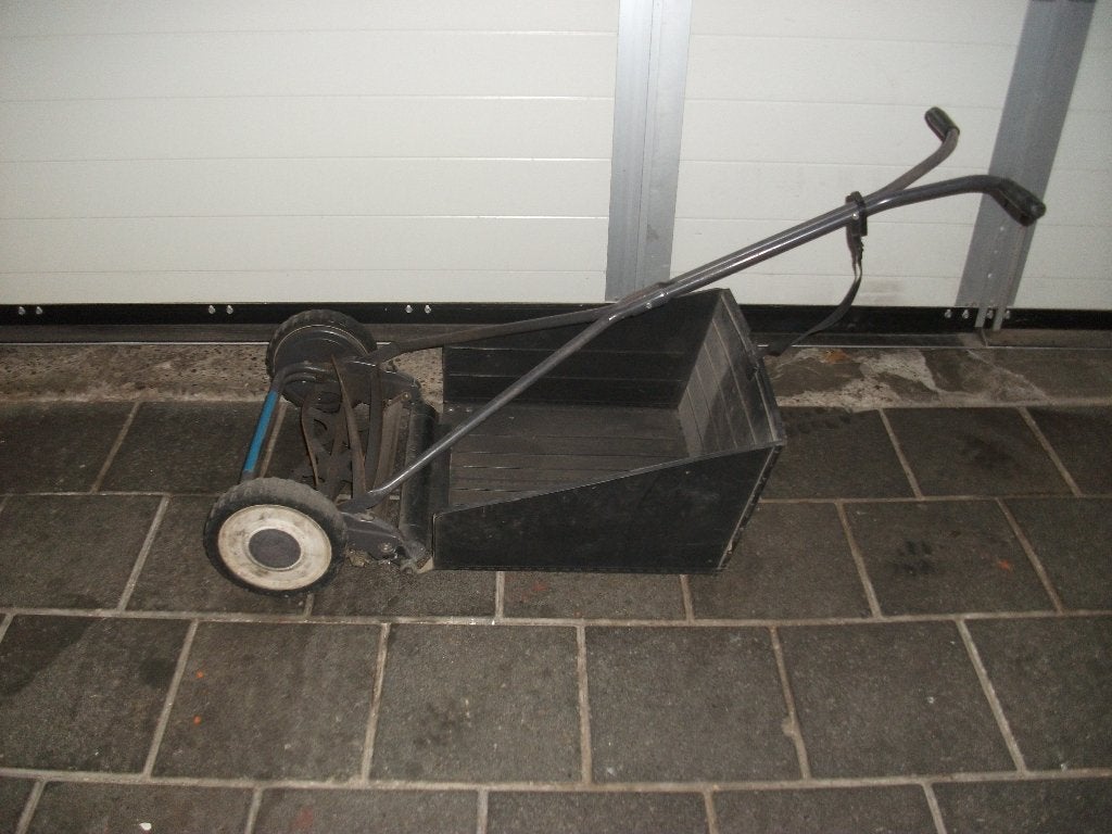 Handgrasmaaier met opvangbak Husqvara Diamant 40 cm breed, Ophalen, Gebruikt, Handgrasmaaier, Opvangbak
