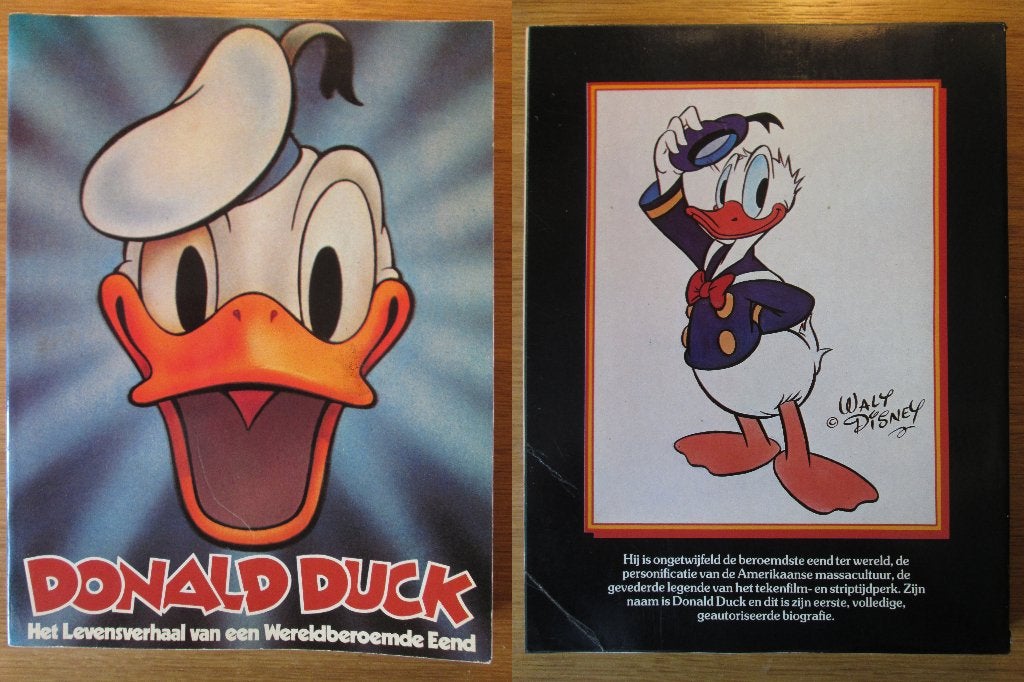 Donald Duck - Het levensverhaal van een wereldberoemde eend, Eén stripboek, Ophalen of Verzenden, Zo goed als nieuw, Walt Disney.