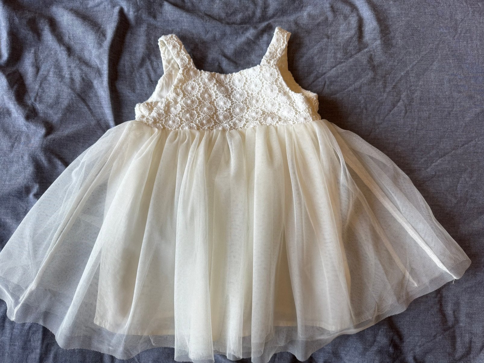 Prinsessen trouwjurk H&M maat 80, Ophalen, Zo goed als nieuw, Meisje, Jurkje of Rokje