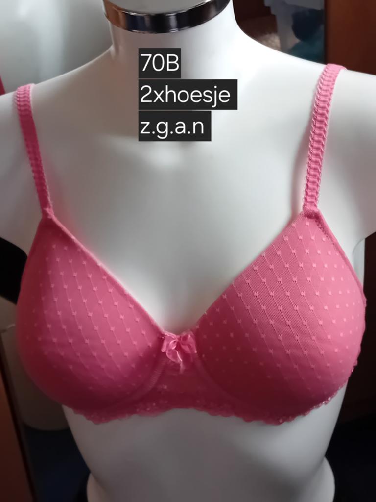 Prothese bh's 70B, Ophalen of Verzenden, Roze, BH