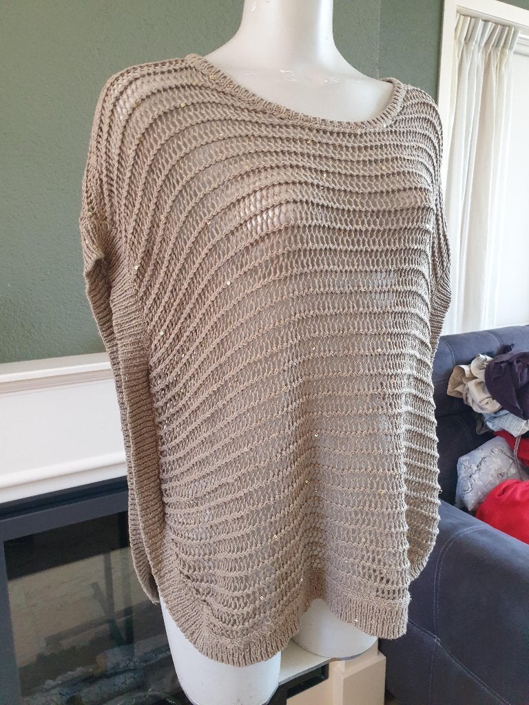 Claudia Strater mooie nette beige trui 36 S, Kleding | Dames, Truien en Vesten, Verzenden, Beige, Zo goed als nieuw, Claudia Sträter