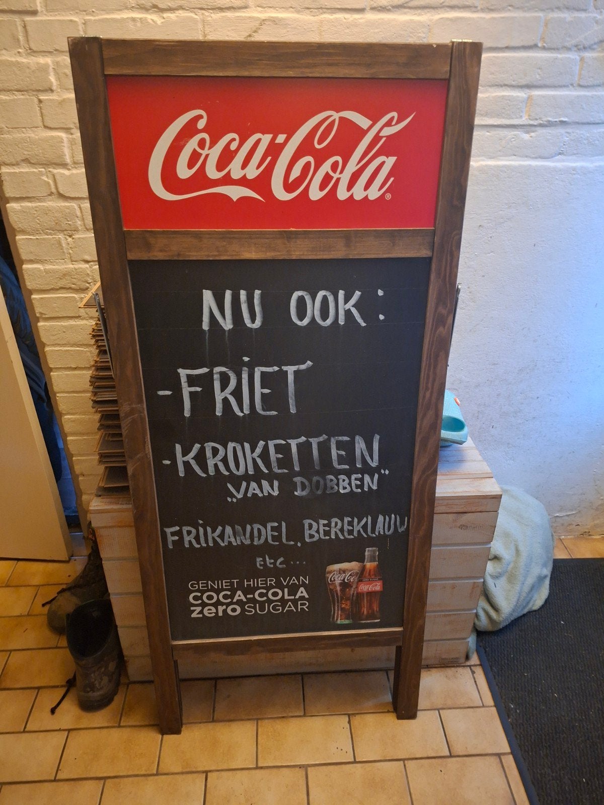 Te koop reclamebord, Ophalen of Verzenden