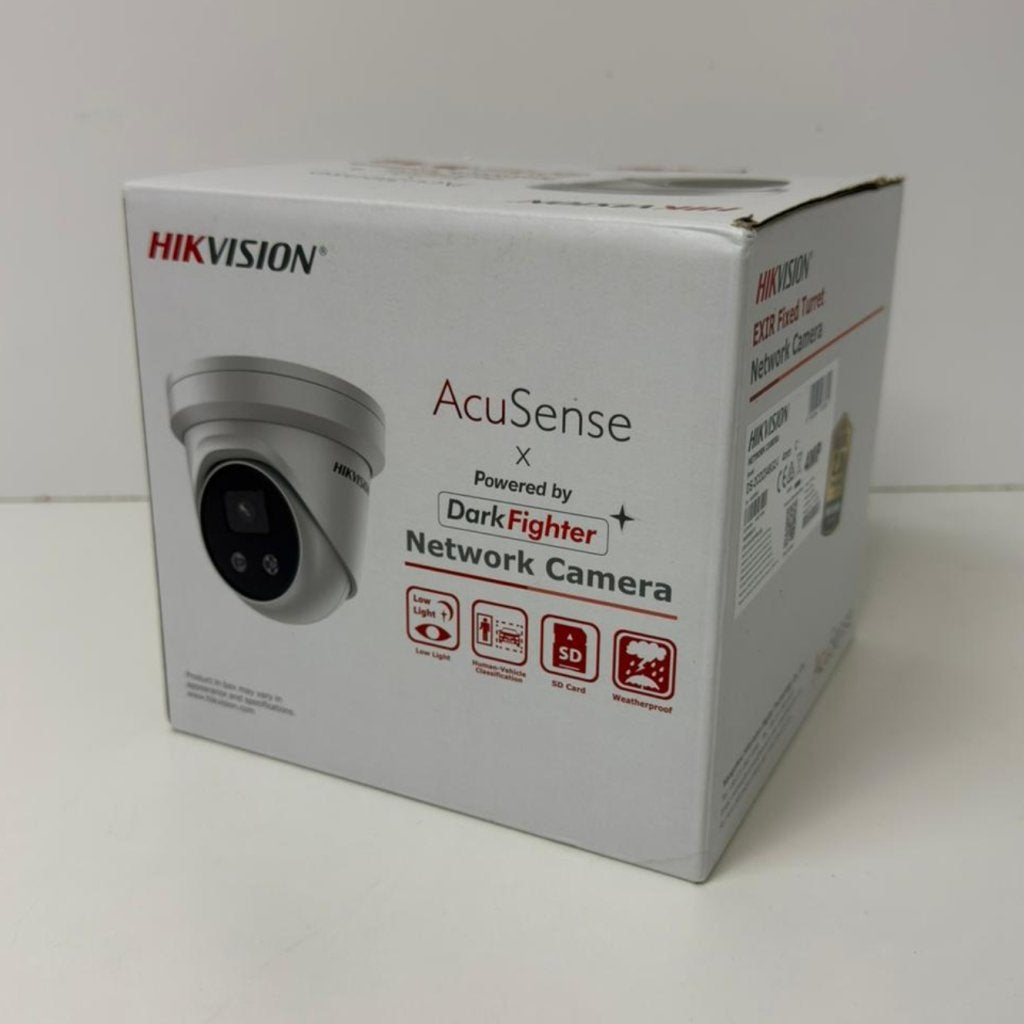 Hikvision Exir Fixed Turret Network Camera | NIEUW, Doe-het-zelf en Verbouw, Hikvision, Zo goed als nieuw, https://www.hikvision.com/en/support/contact-us/