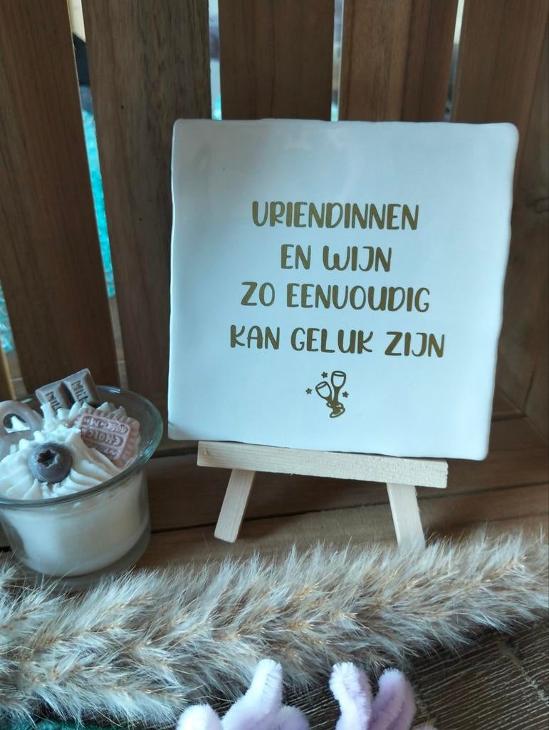 Leuke tekst tegeltjes, Ophalen of Verzenden