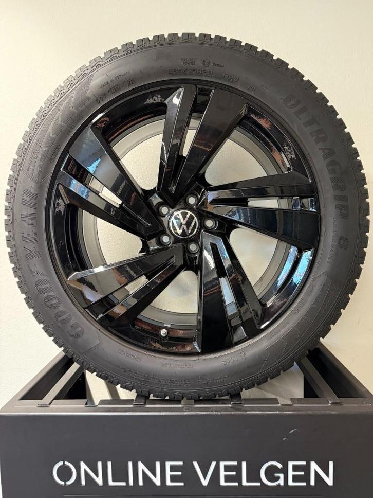 Winter Set 20 inch Originele VW Touareq velgen + banden, Auto-onderdelen, Banden en Velgen, Banden en Velgen, Winterbanden, 20 inch