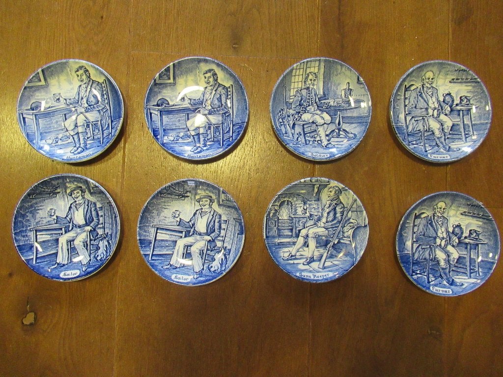 Wedgwood PORSELEINEN SCHAALTJES 8 stuks zie beschrijving, Antiek en Kunst, Antiek | Servies los, Ophalen of Verzenden