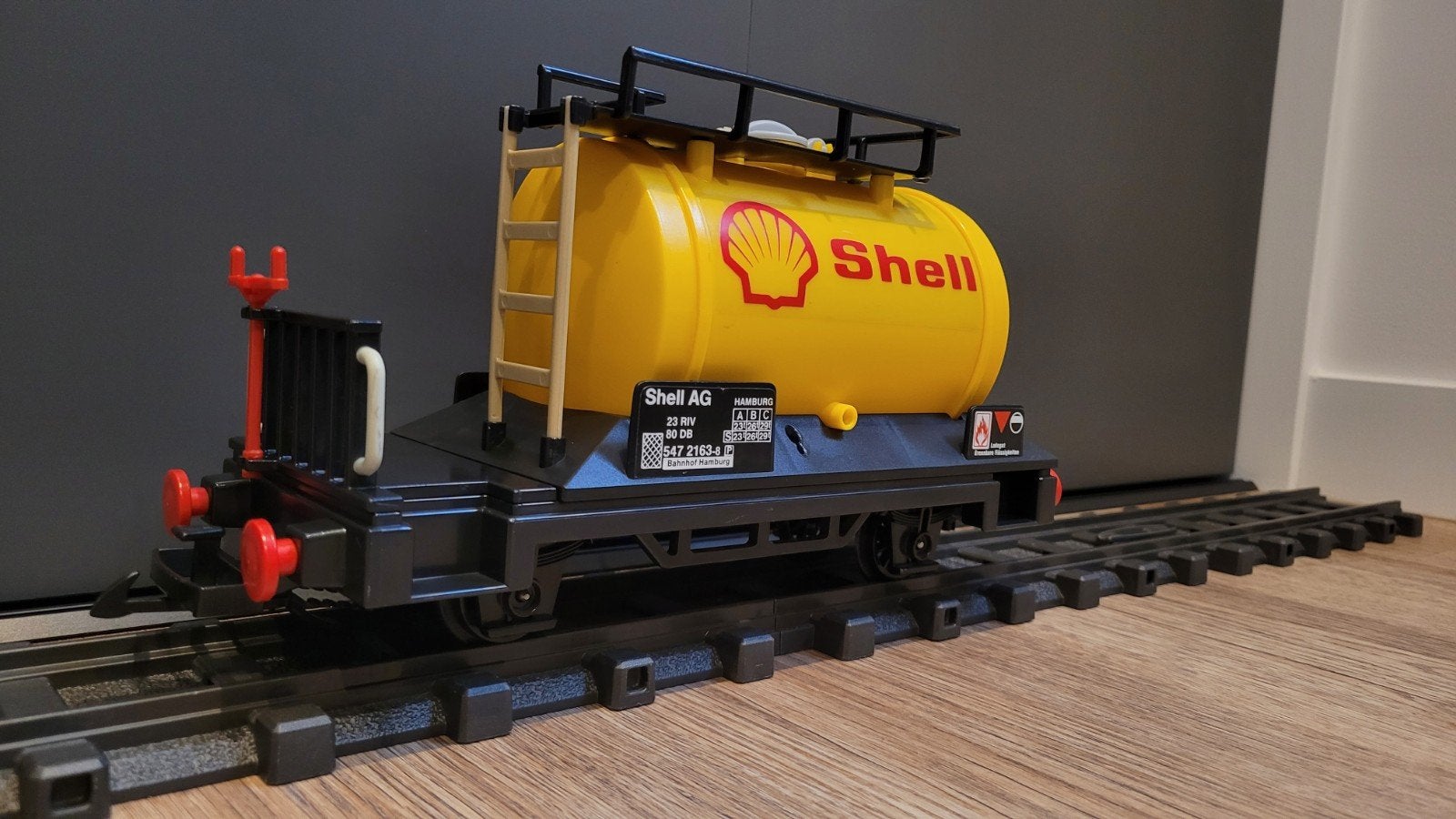 Playmobil 4107 shell trein tank wagon Igb rails lgb rails, Ophalen of Verzenden, Gebruikt
