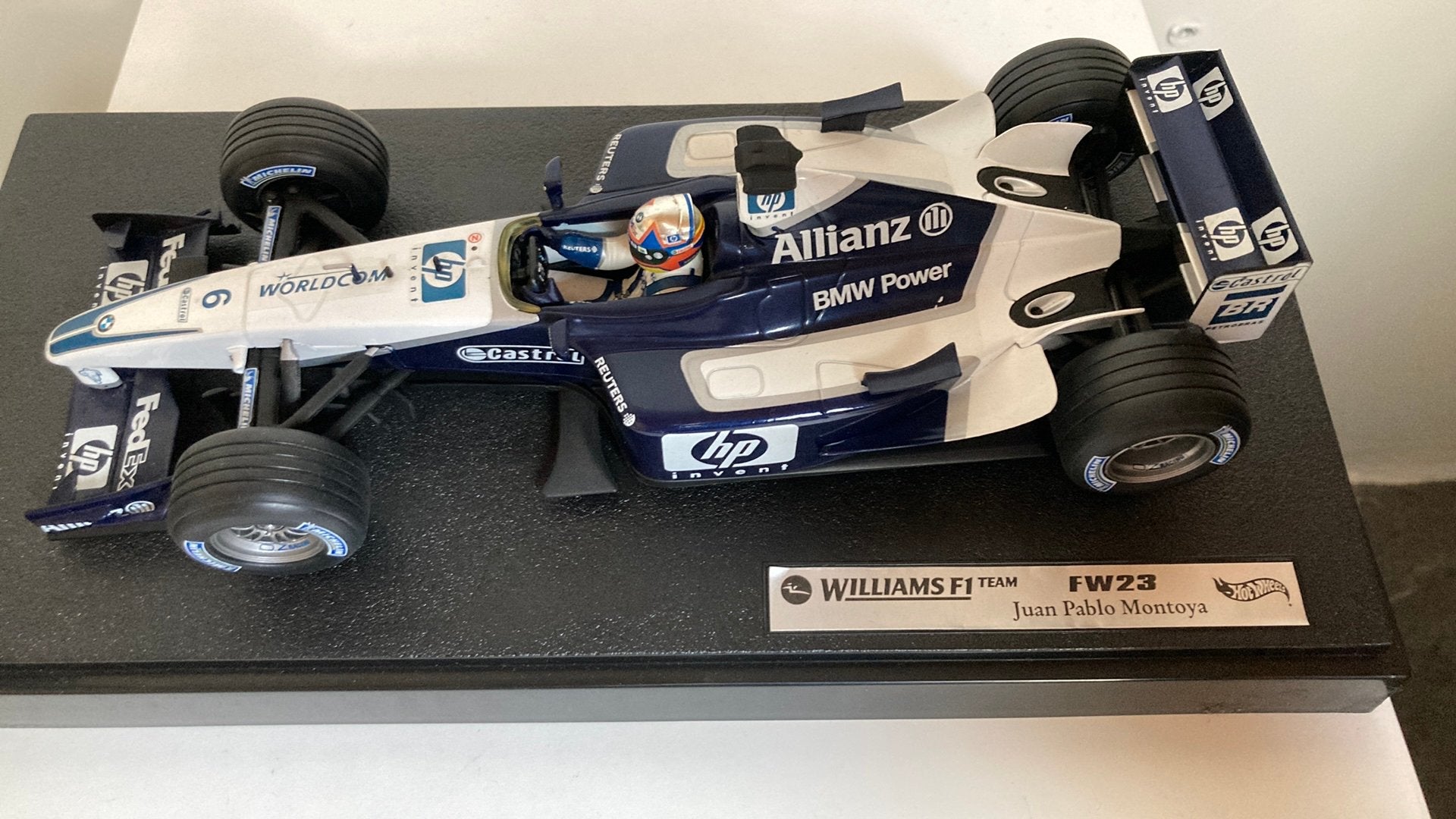 Formule 1 Williams BMW FW23 Montoya, Ophalen of Verzenden, Zo goed als nieuw, Hot Wheels