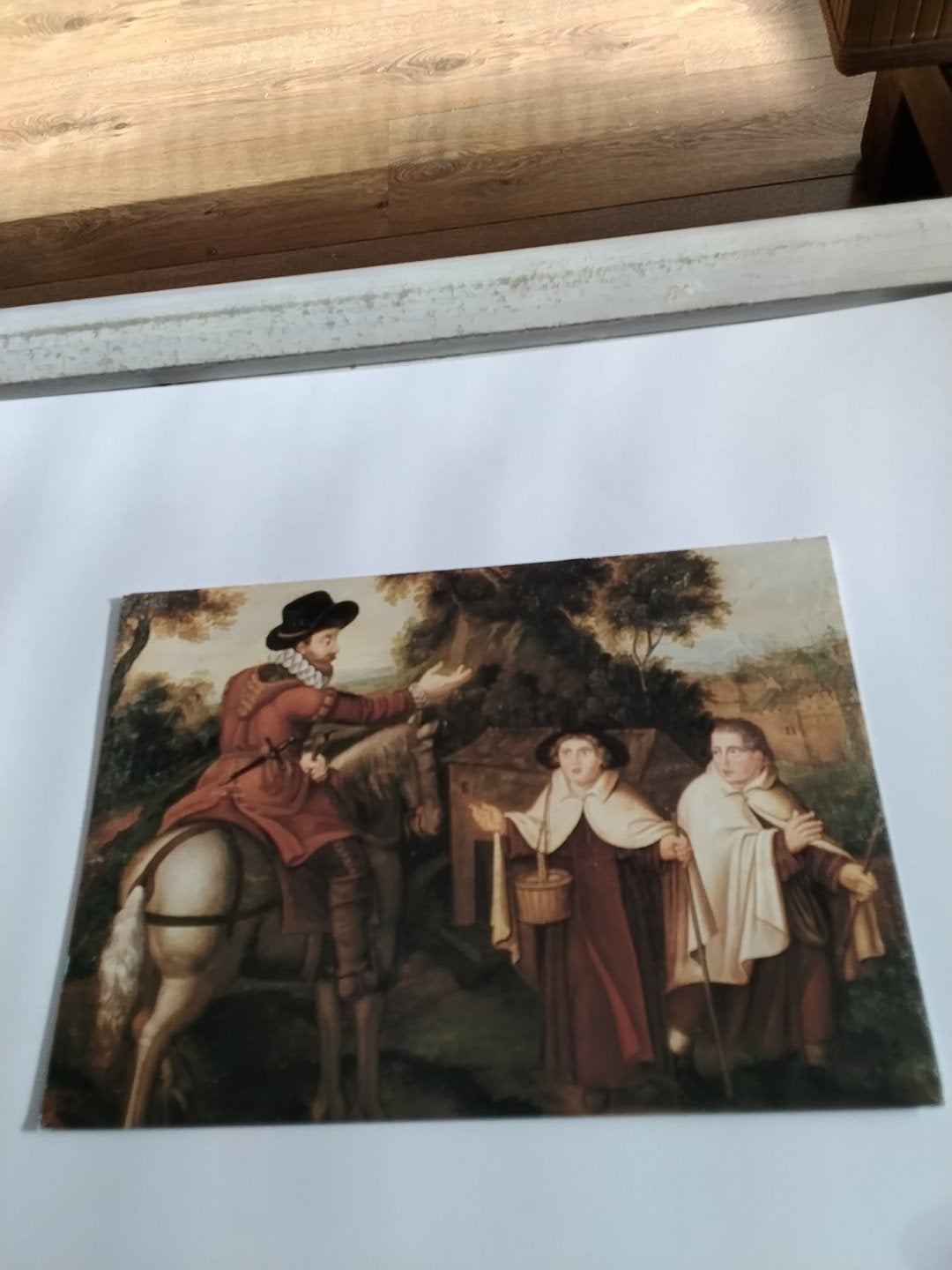 Klassiek schilderij: Teresa met broertje, Ophalen of Verzenden