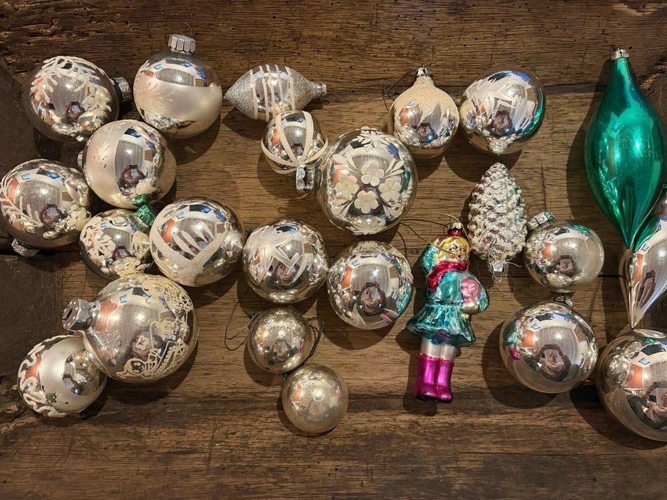Oude antieke / vintage kerstballen, Diversen, Ophalen of Verzenden