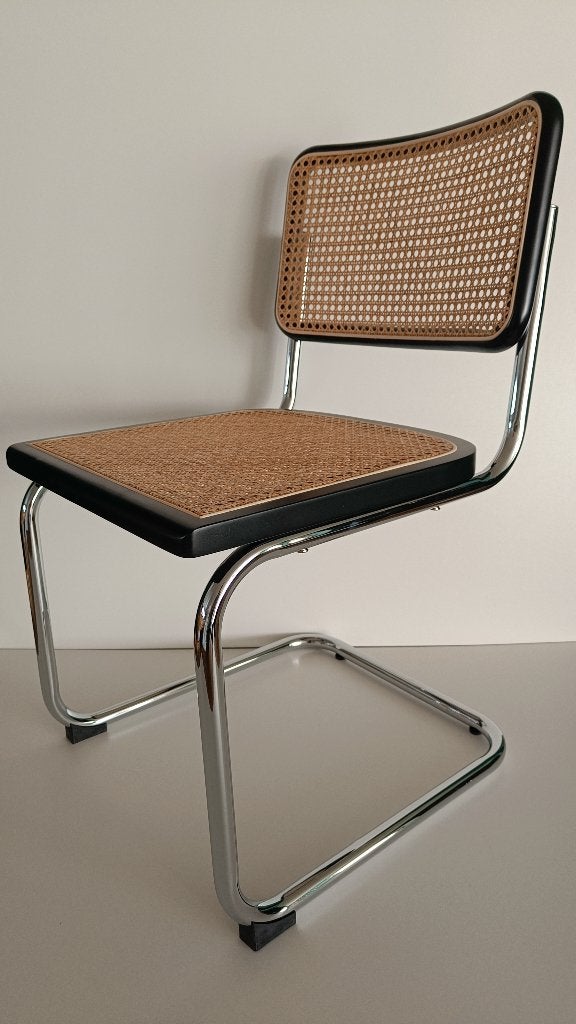 20x Cesca Breuer Bauhaus buisframe stoel zwart rotan webbing, Nieuw, Ophalen of Verzenden, Vintage Bauhaus Thonet stijl, Vijf, Zes of meer stoelen