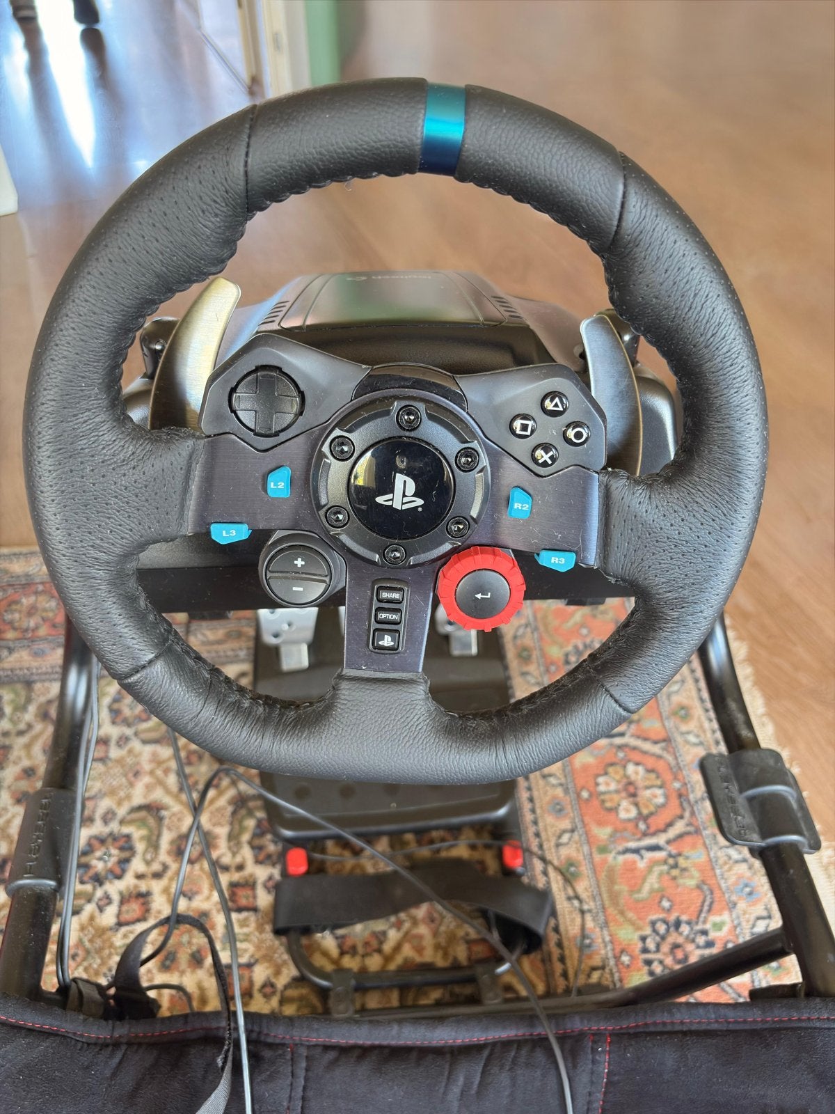 Logitech G29 racestuur met pedalen en Playseat Challenge, Spelcomputers en Games, Ophalen, Zo goed als nieuw, Stuur of Pedalen
