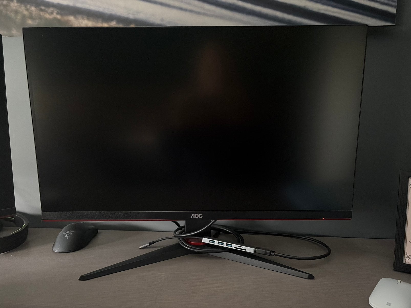 AOC Monitor, 120 Hz, Zo goed als nieuw, 100 cm of meer, Ophalen