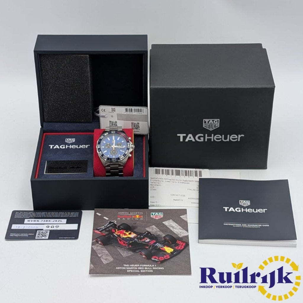 Tag Heuer Aston Martin Red Bull racing horloge - Full set, Flex Ltd., Zo goed als nieuw, https://flex.com/contact-us, Nobelstraat 10, 5807 GA Oostrum LB, Limburg, Nederland