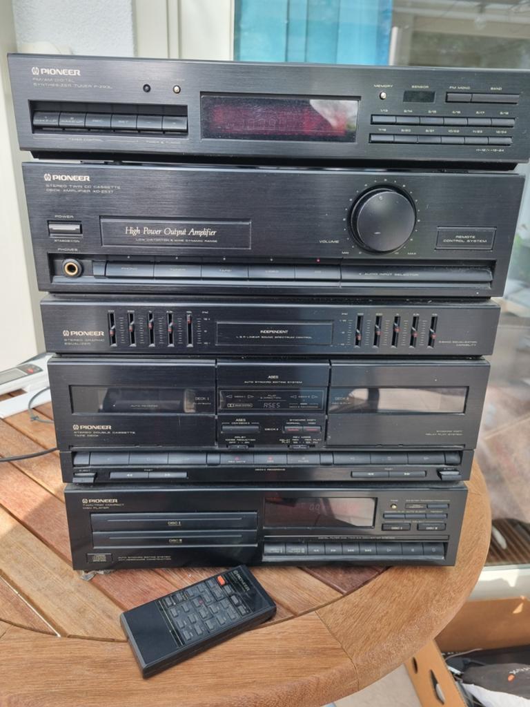 Pioneer Stereo Toren XD-Z53T met dubbele CD-lader, Gebruikt, Tuner of Radio, Pioneer, Losse componenten