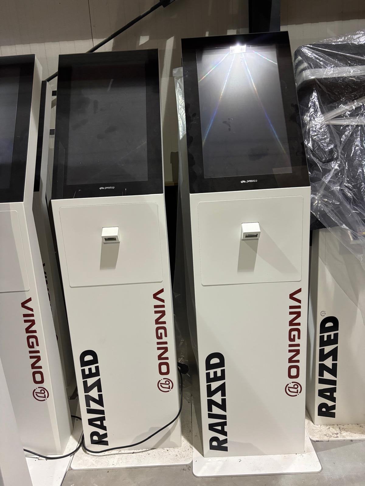 Prestop verkoopzuil, bestelzuil winkel, Ophalen, Zo goed als nieuw