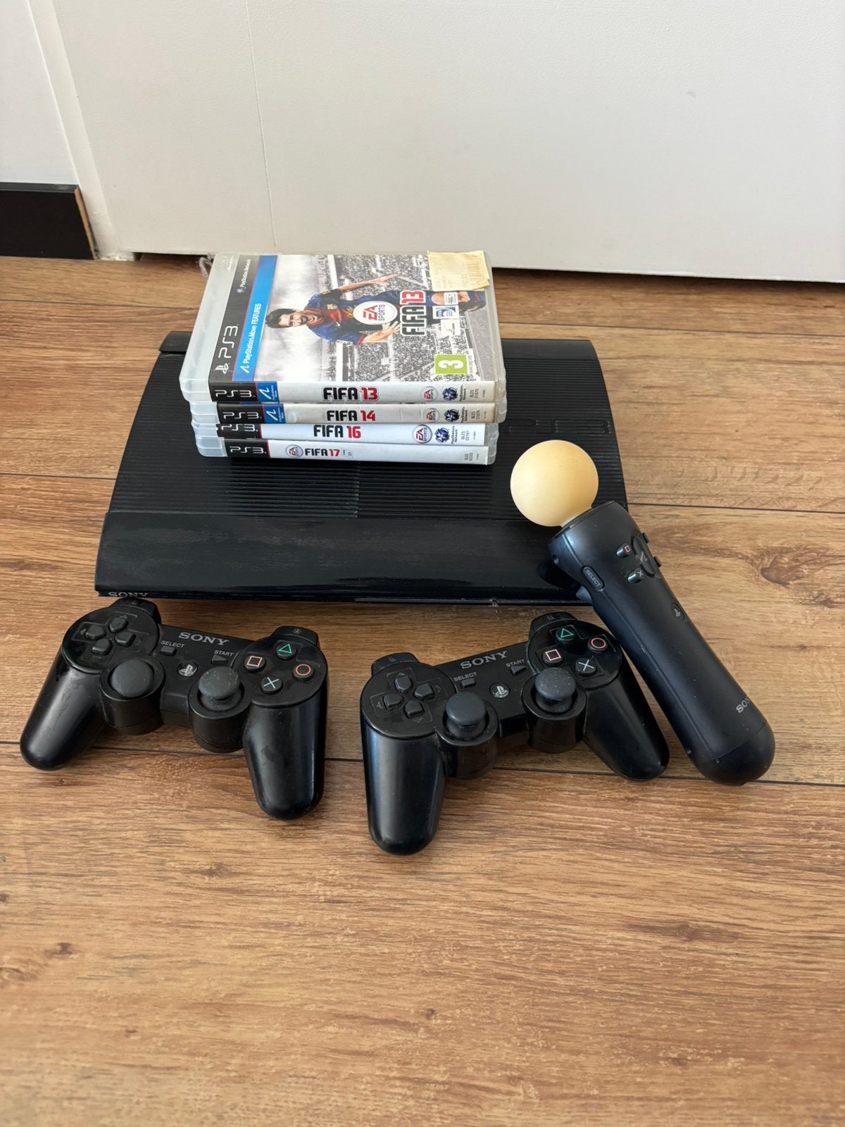 Playstation 3 superslim 500gb, Super Slim, Met 2 controllers, Ophalen of Verzenden, 500 GB