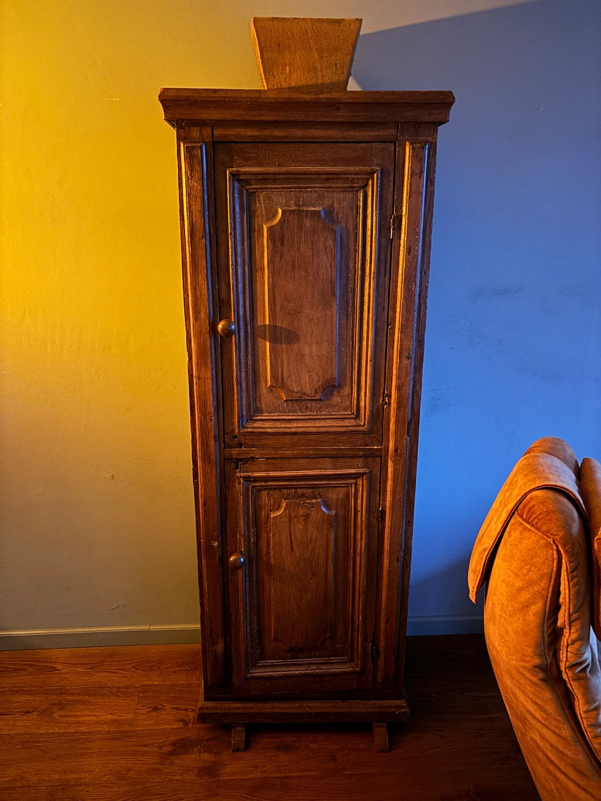 Vintage antieke Houten Kast - Rustiek & Zwaar Hout, Ophalen of Verzenden