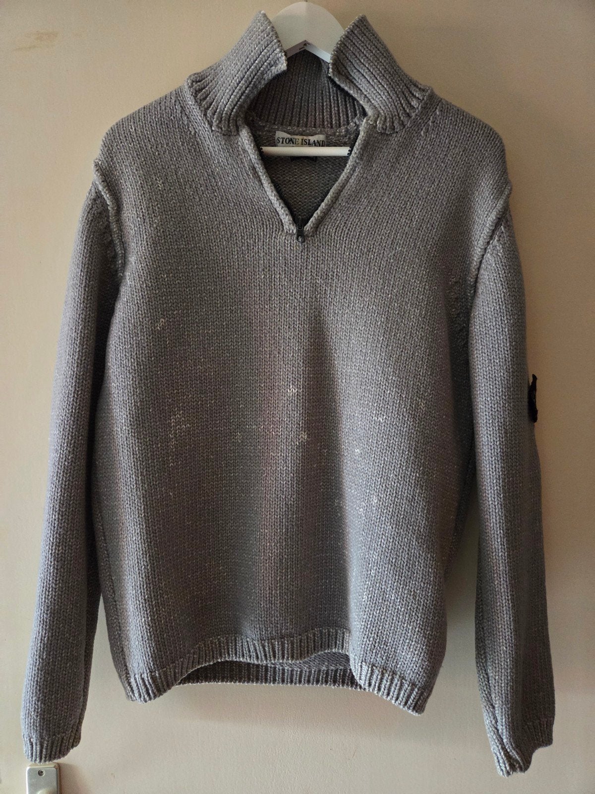 Vintage Stone Island Mock Neck Knit AW01 Paul Harvey, Maat 48/50 (M), Ophalen of Verzenden, Stone Island, Trui