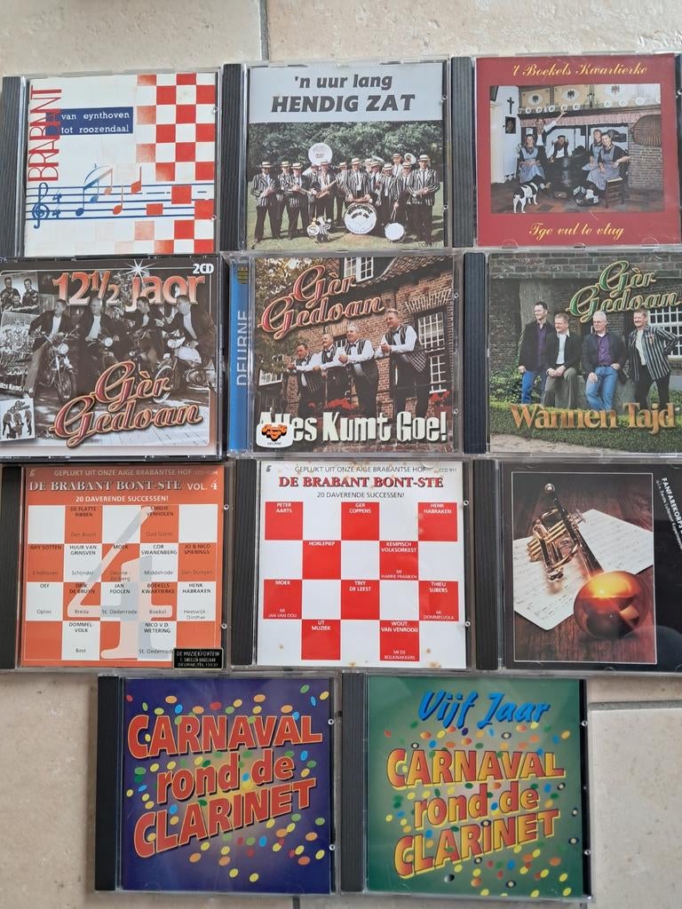 11 Cd's met Brabantse muziek, Ophalen of Verzenden, Gebruikt