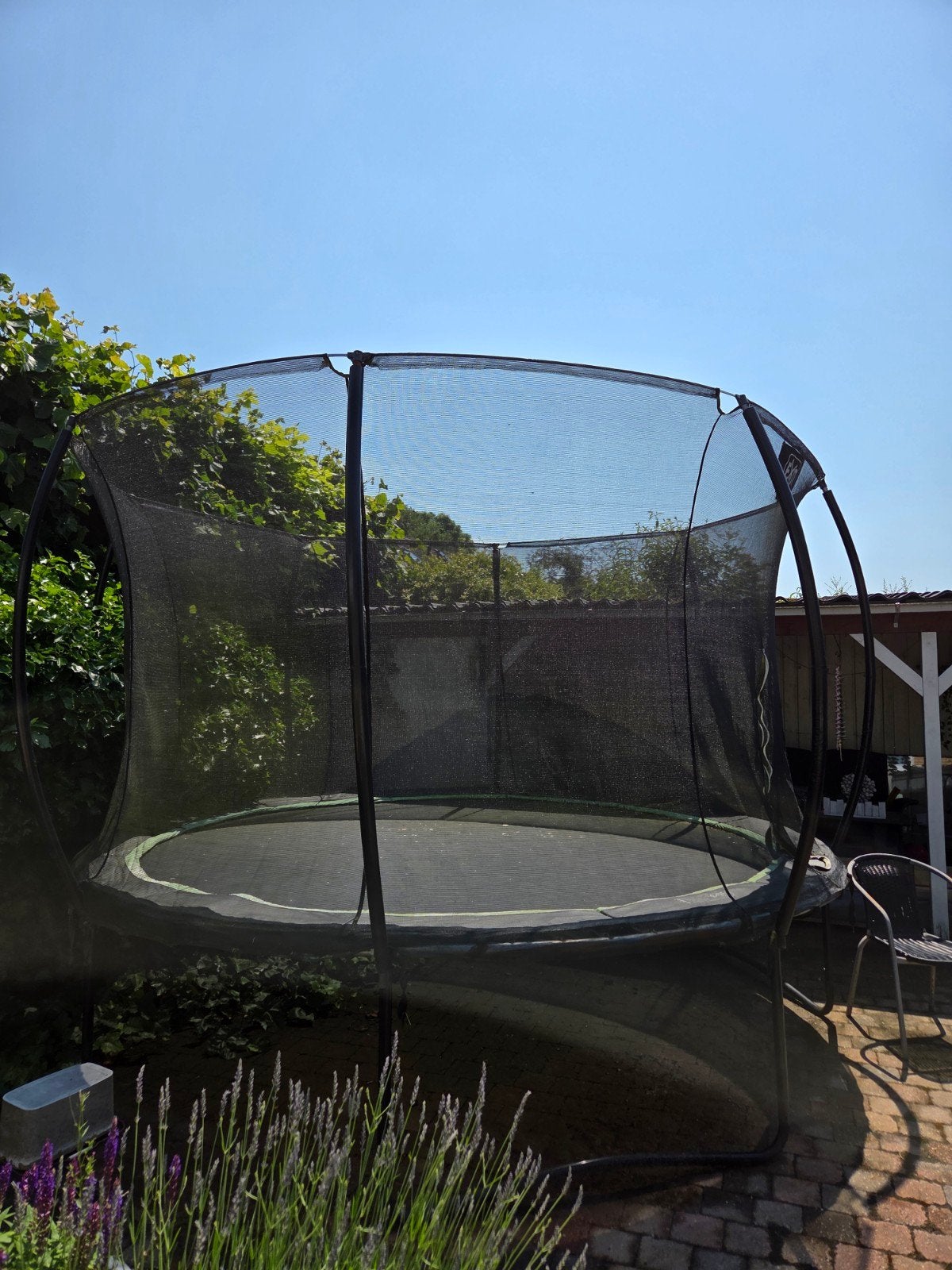 Gratis trampoline 3.66 zelf demonteren, Ophalen, Gebruikt