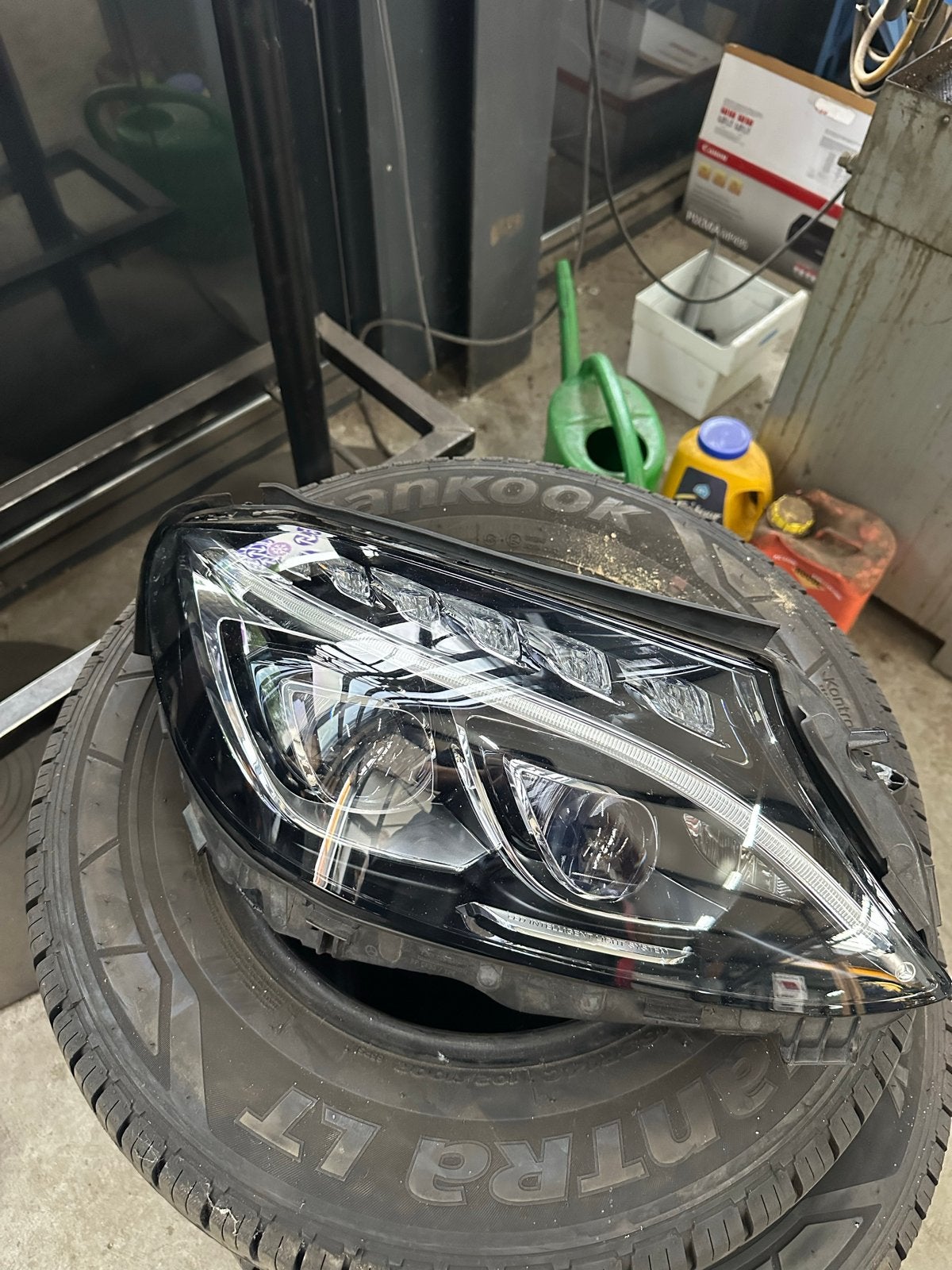 Mercedes C-Klasse W205 Koplamp LED Intelligent Light System, Ophalen of Verzenden, Gebruikt, Mercedes-Benz