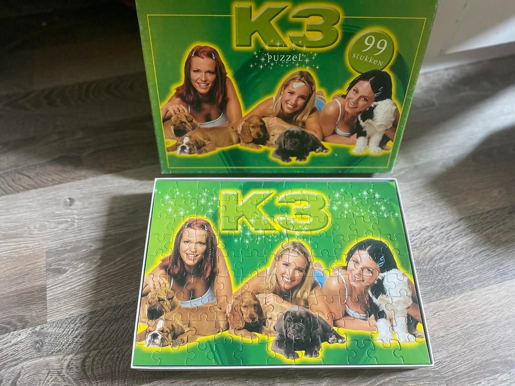 puzzel K3 99 stukjes, Ophalen, Meer dan 50 stukjes, Gebruikt, 6 jaar of ouder
