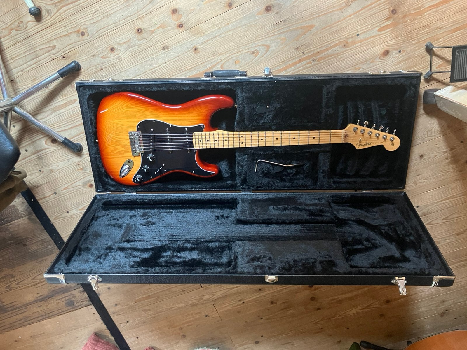 Fender Stratocaster American Standard 2013, ash body, Ophalen, Zo goed als nieuw, Solid body, Fender
