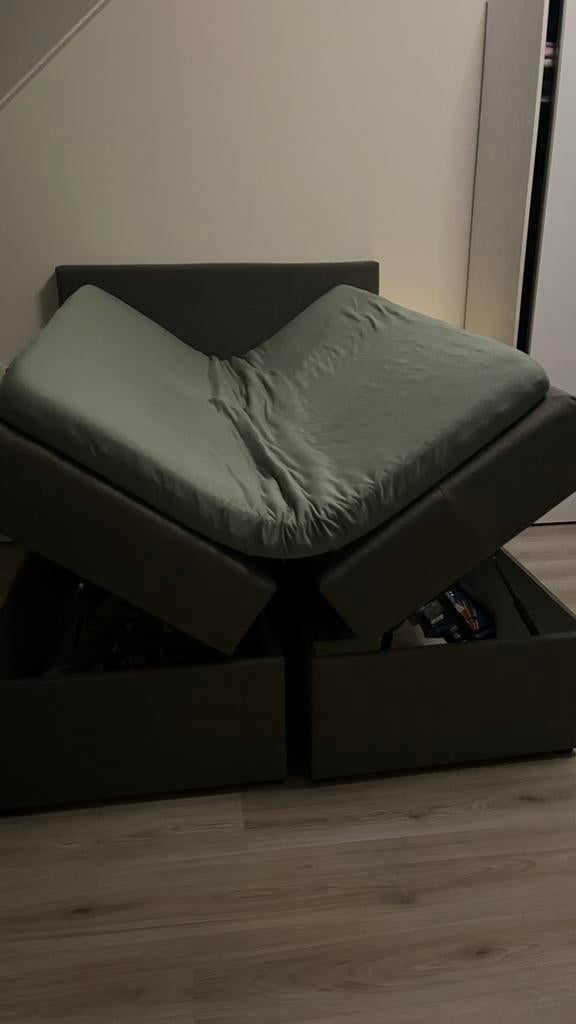 Twee persoonsbed, Ophalen, Gebruikt, Tweepersoons, 200 cm
