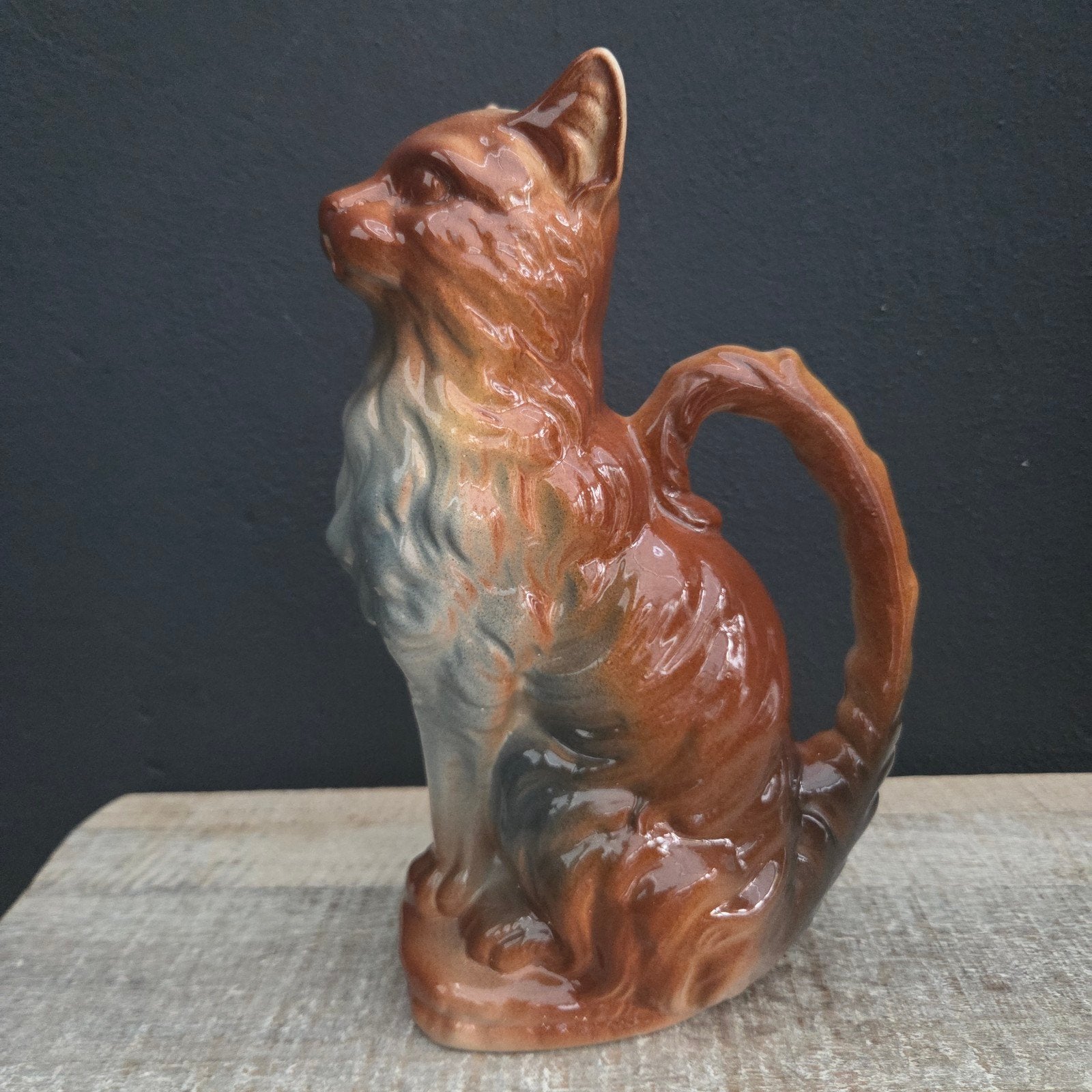 St Clement barbotine aardewerk waterkan poes, Ophalen of Verzenden