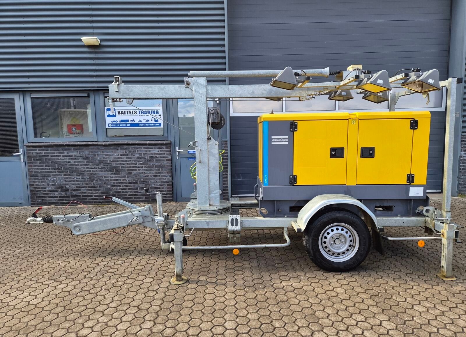 Atlas Copco QAS20 ST3, 20 Kva, Jaar light tower, Gebruikt, Overige typen