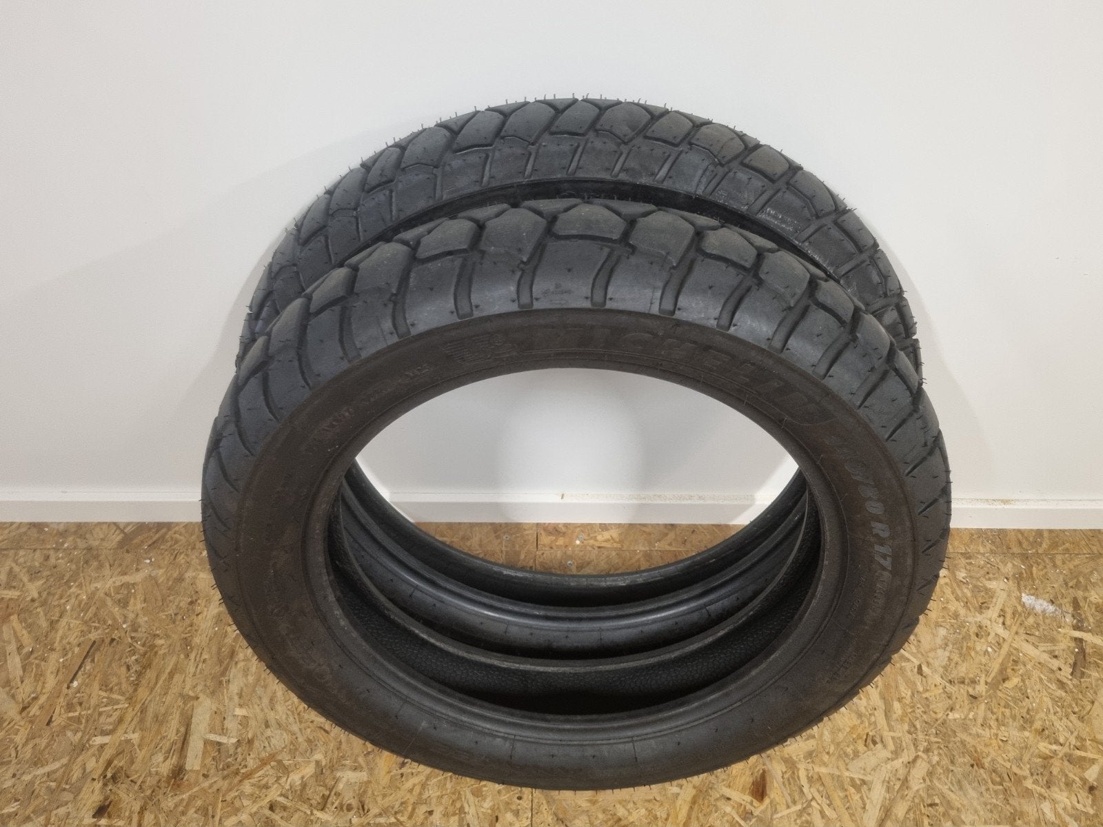 Michelin Anakee Adventure 140-80-17 & 110-80-19, Ophalen of Verzenden, Gebruikt
