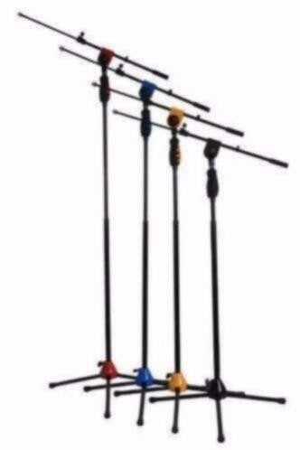 Zware professionele microfoon statief Rood, Muziek en Instrumenten, ., Nieuw, Ophalen of Verzenden, .