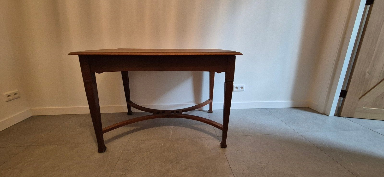 Eetkamertafel, Ophalen, Gebruikt, 100 tot 150 cm, Eikenhout