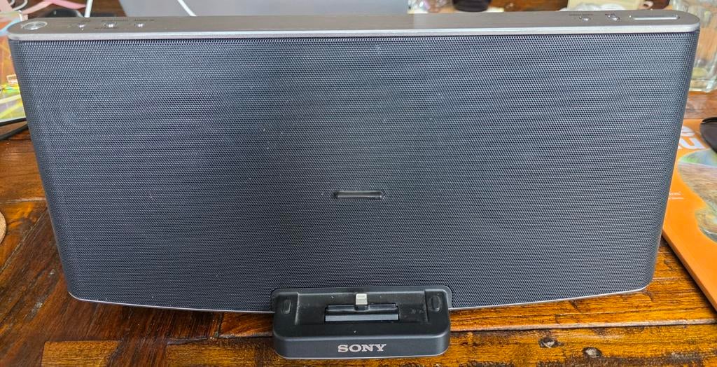 Sony RDP-X200iPN Personal Audio System met iPod Dock, Ophalen, Minder dan 60 watt, Front, Rear of Stereo speakers, Sony