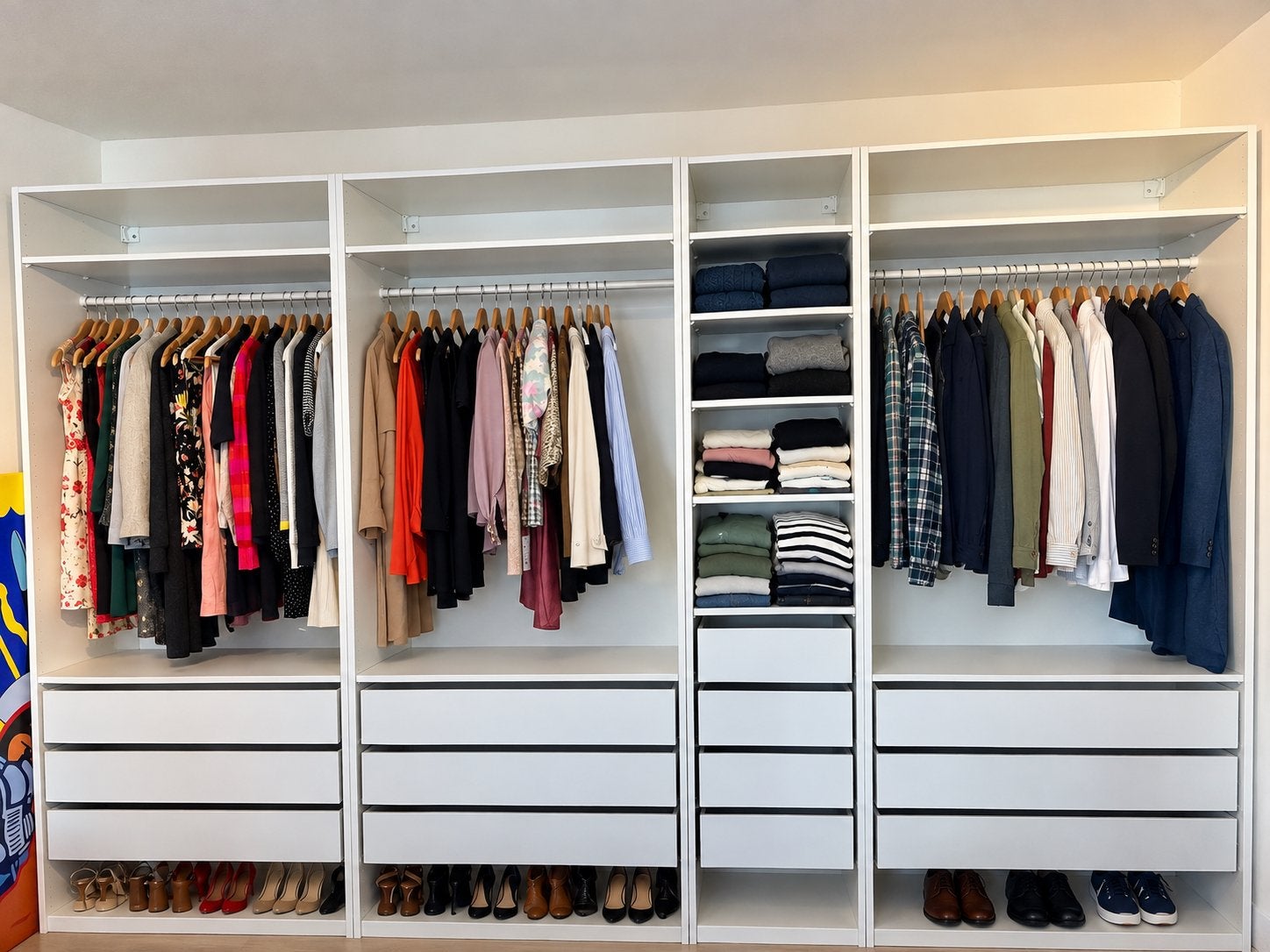IKEA Pax Kledingkast, Ophalen, 200 cm of meer, Zo goed als nieuw, Met lade(s)