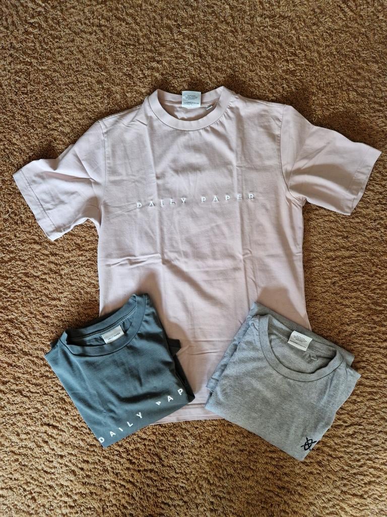 Daily Paper T-shirts (3 stuks) - Maat XS, Ophalen of Verzenden, Zo goed als nieuw, Groen