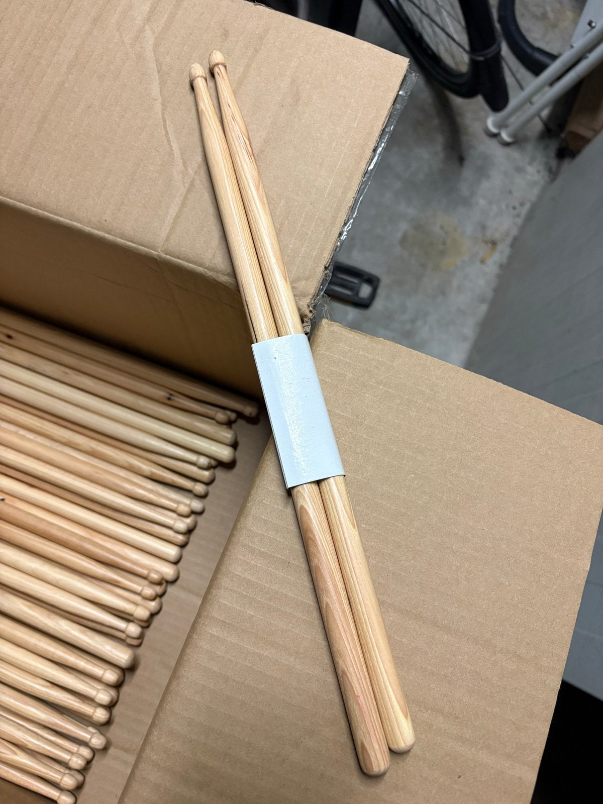 Partij drumstokken - +/- 20 sets, Ophalen of Verzenden, Gebruikt