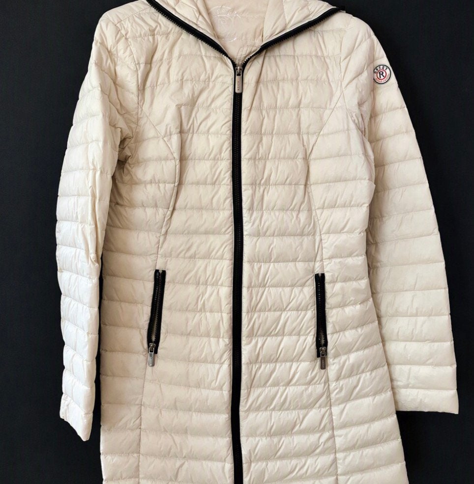 Reset donsjas off-white/crème maat S, Ophalen of Verzenden, Gedragen, Maat 36 (S), Wit