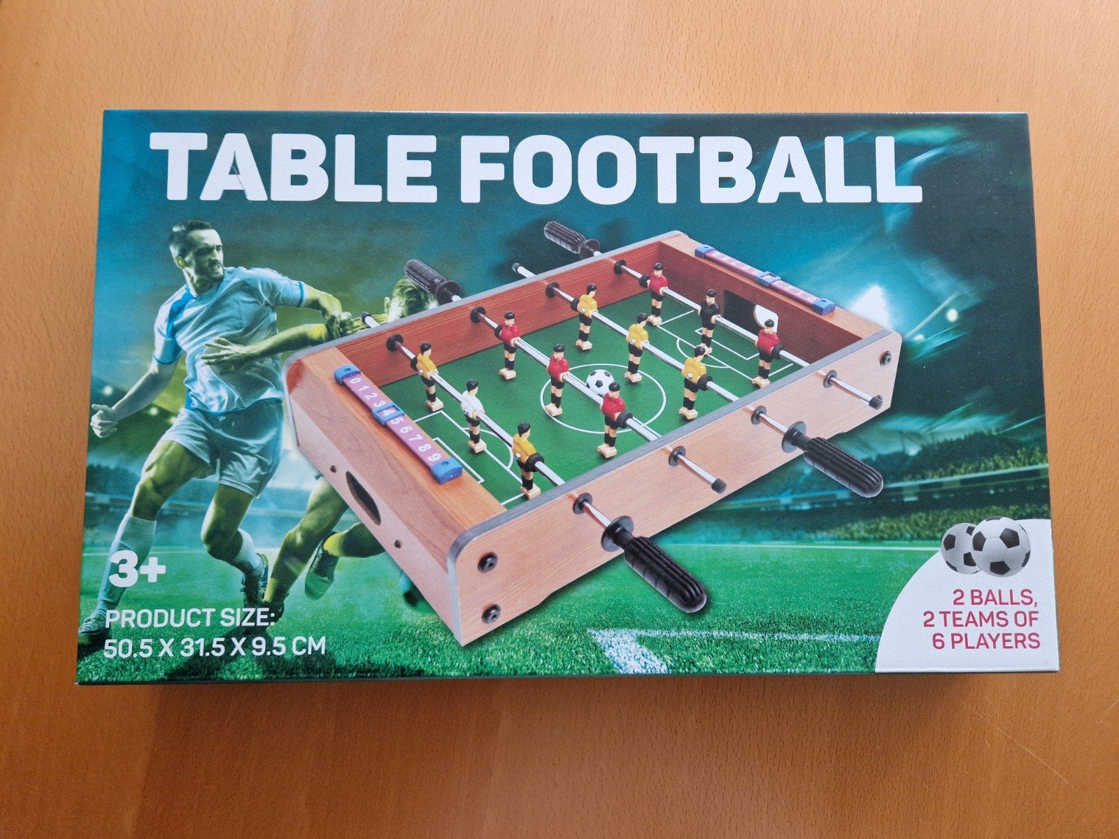 Tafelvoetbal (nieuw), Ophalen, Nieuw