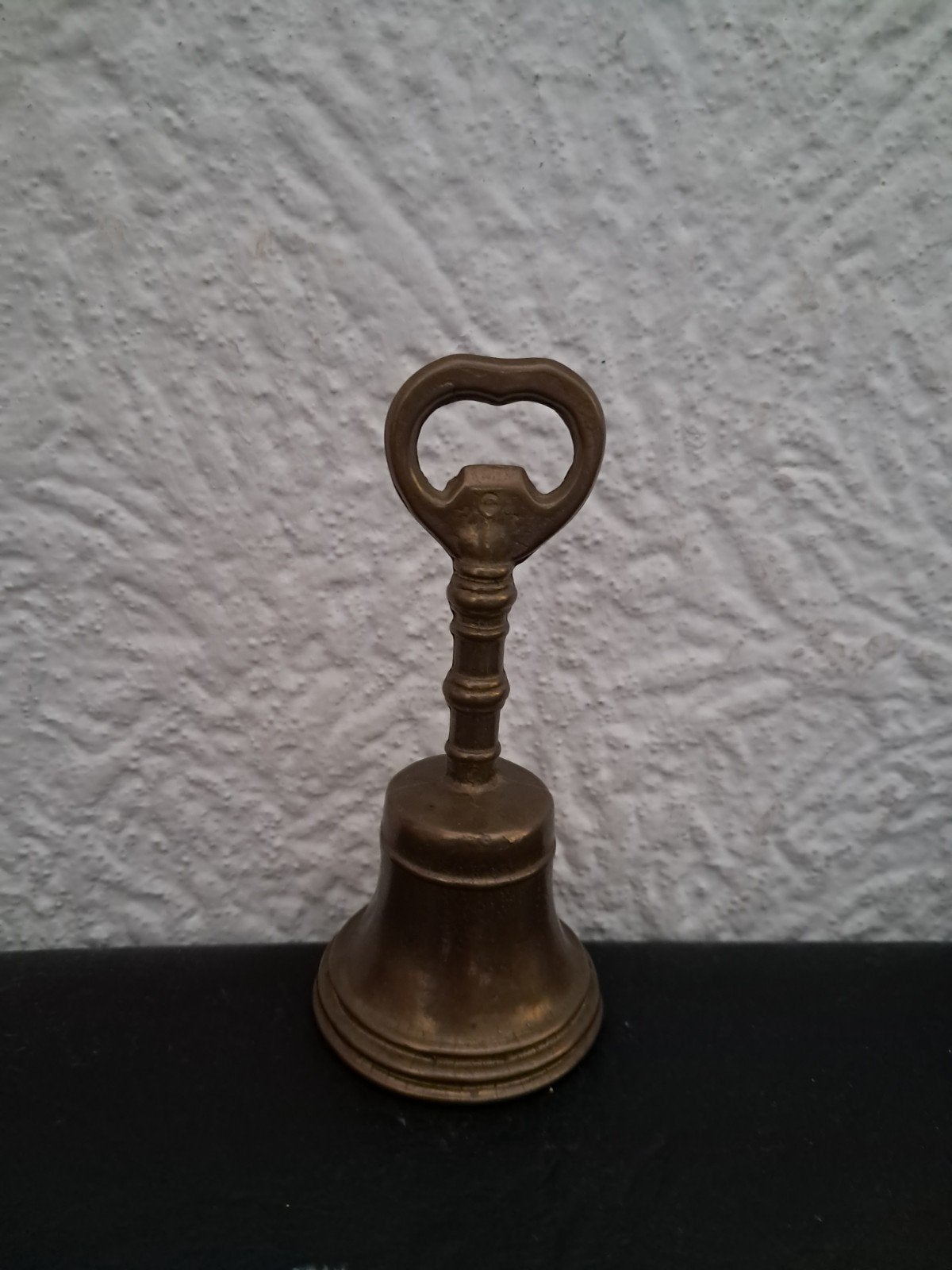 Vintage Messing Tafelbel met Flesopener, Ophalen of Verzenden