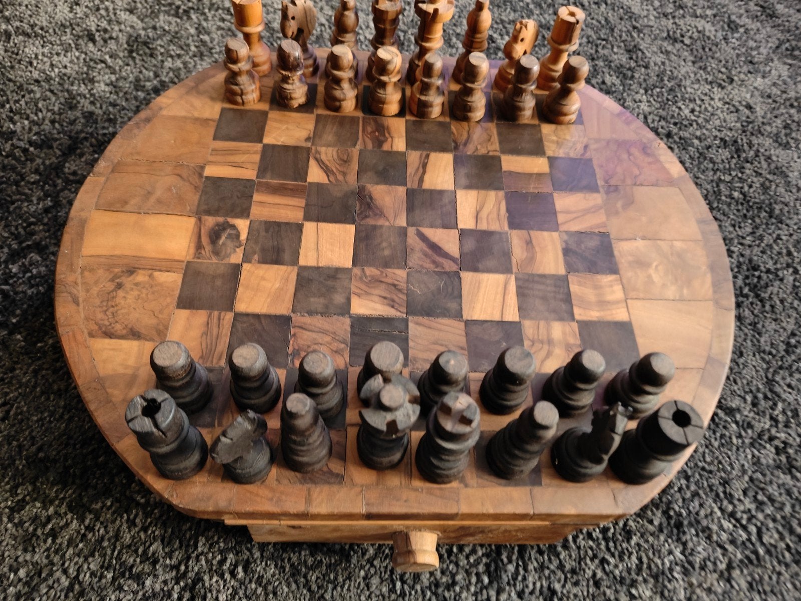 mooi authentiek houten schaalspel, Ophalen, Handgemaakt
