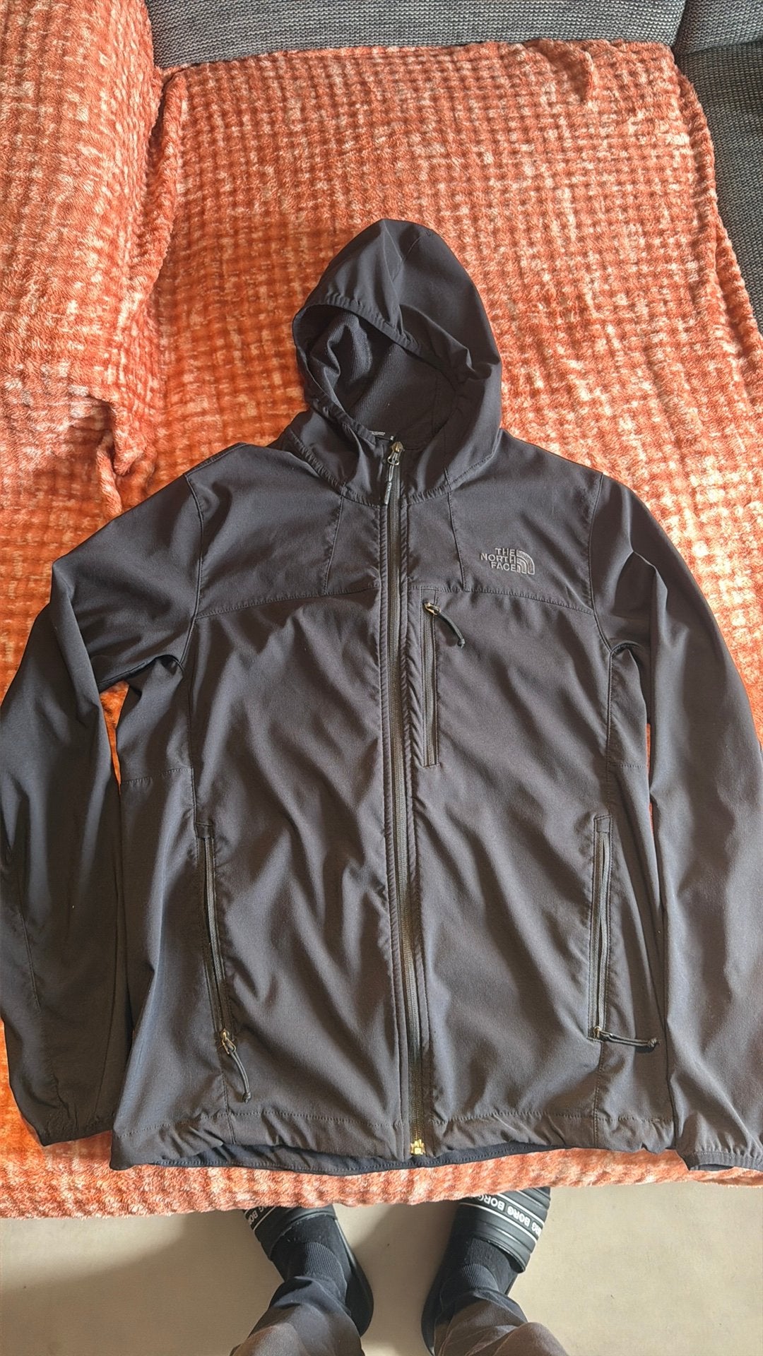 The North Face Softshell Jas Zwart Maat M, Kleding | Heren, Jassen | Winter, Ophalen of Verzenden, Zo goed als nieuw, Maat 48/50 (M)