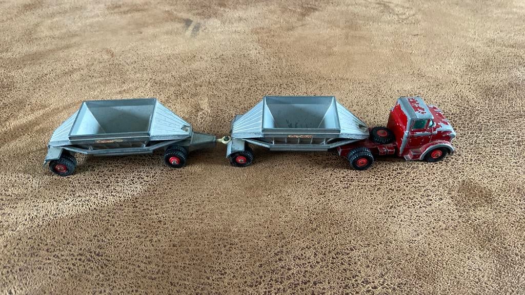 Matchbox fruehauf hopper zeldzaam, Ophalen of Verzenden, Gebruikt