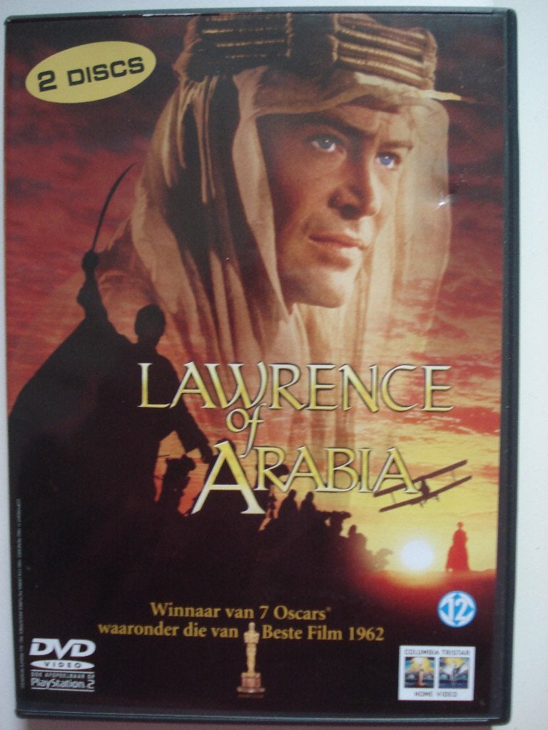 Lawrence of Arabia - Peter O'Toole dvd 1962 2 disc, Vanaf 12 jaar, Ophalen of Verzenden, Zo goed als nieuw, Waargebeurd drama