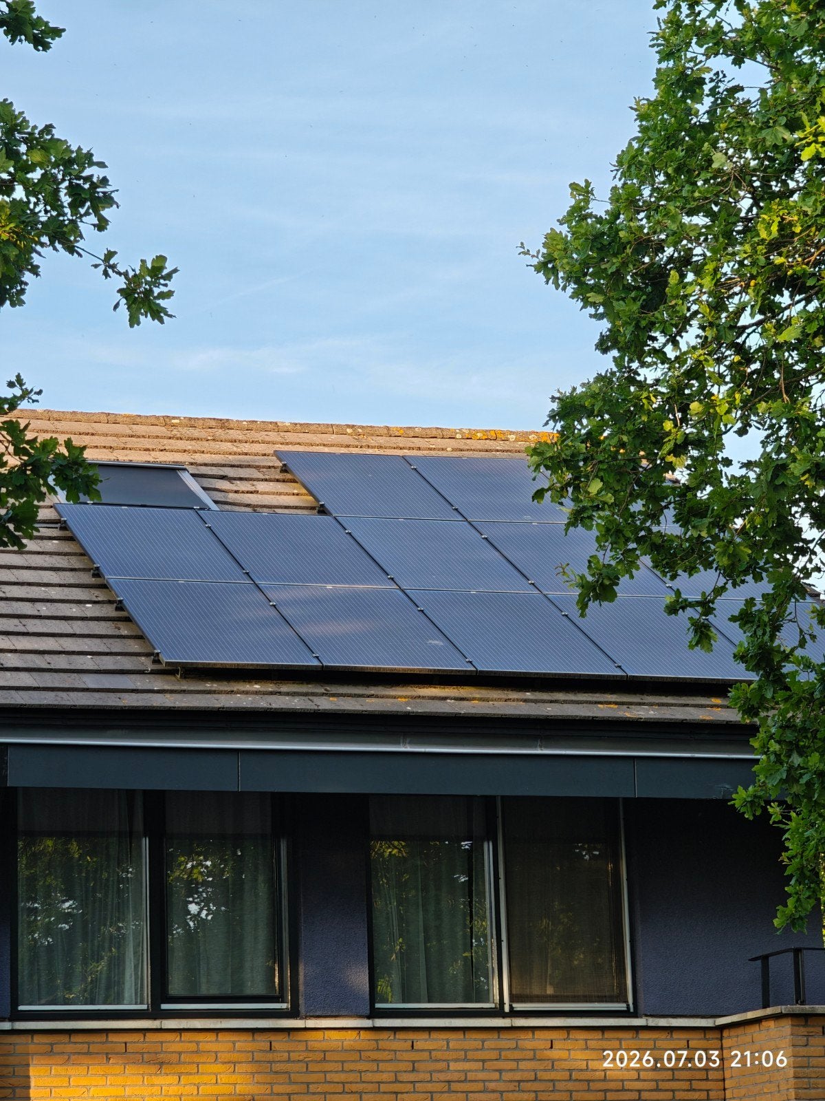 13x Trina zonnepanelen 295Wp met SMA 3.6 omvormer, Doe-het-zelf en Verbouw, Ophalen, Gebruikt