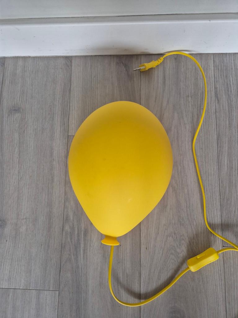 IKEA Dromminge gele ballonlamp - kinderkamer/interieur, Ophalen of Verzenden, Gebruikt, Lamp