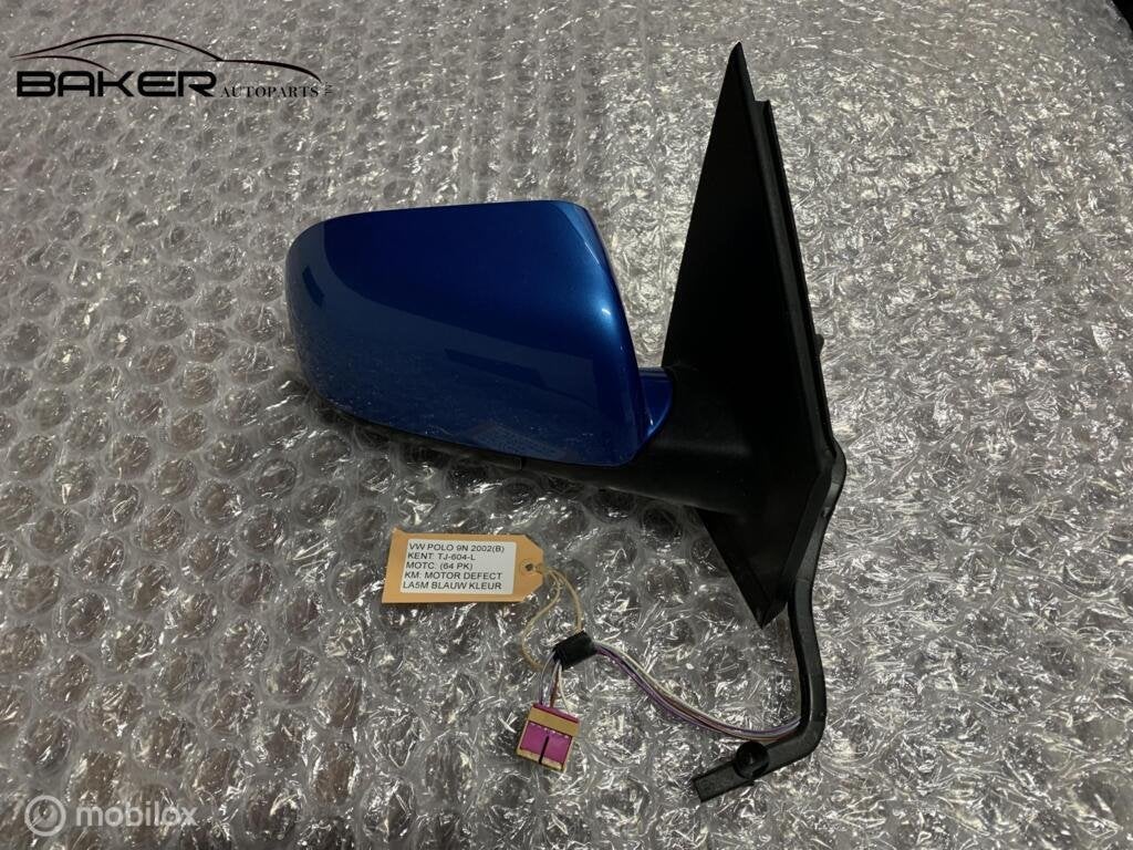 Buitenspiegel rechts Volkswagen Polo 9N3 ('05-09) 6Q0857934, Gebruikt, Volkswagen, Ophalen of Verzenden, Volkswagen
