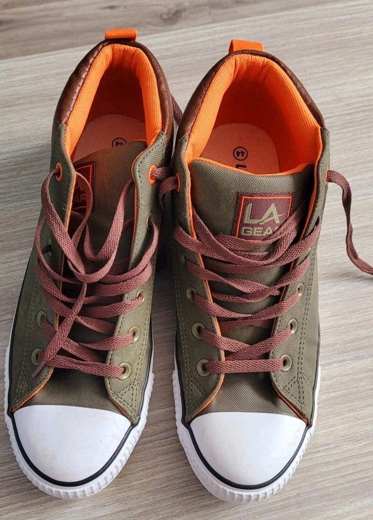 L.A. Gear Sneakers - Olijfgroen/Bruin/Oranje - Maat 44, Overige kleuren, L.A. Gear, Nieuw, Ophalen of Verzenden